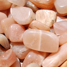 Load image into Gallery viewer, Golden Confetti Sunstone Moonstone Crystal Tumbled Stones
