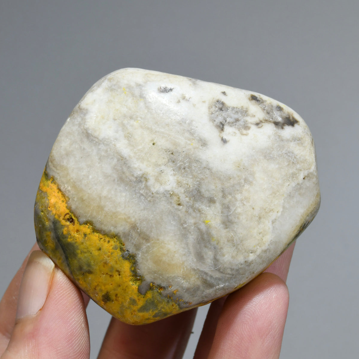 Bumblebee Jasper Crystal Palm Stone