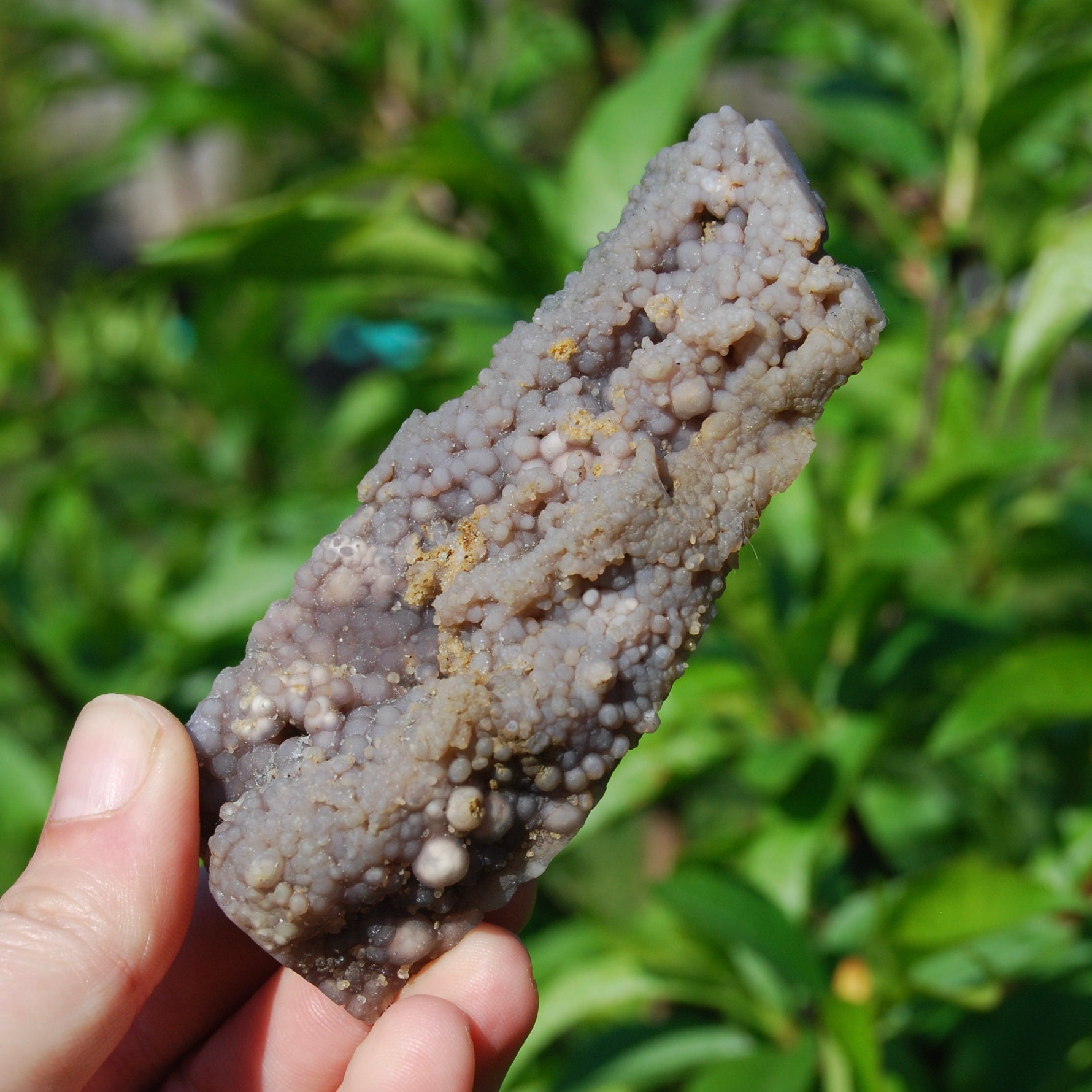 Grape Agate Crystal Tower, Botryoidal Chalcedony Tower
