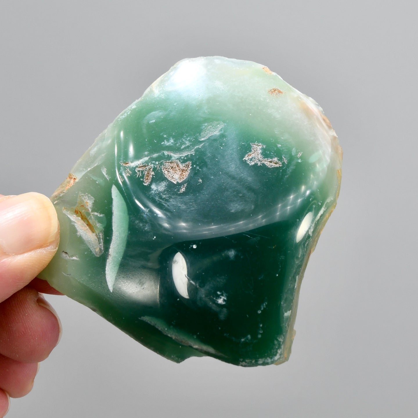 Mtorolite Chrome Chalcedony Crystal Slice