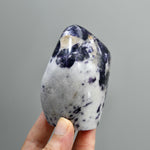Gem Lepidolite Crystal Freeform Tower, Silver Leaf Lepidolite Crystals