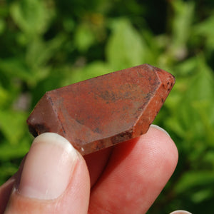 Pink Lithium Lemurian Quartz Crystal