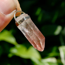 Load image into Gallery viewer, Strawberry Pink Lemurian Seed Crystal Pendant
