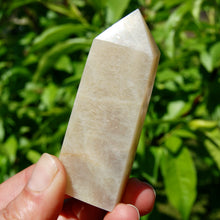 Load image into Gallery viewer, Flashy Rainbow Moonstone Sunstone Crystal Tower
