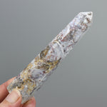 Pink Crazy Lace Agate Crystal Tower