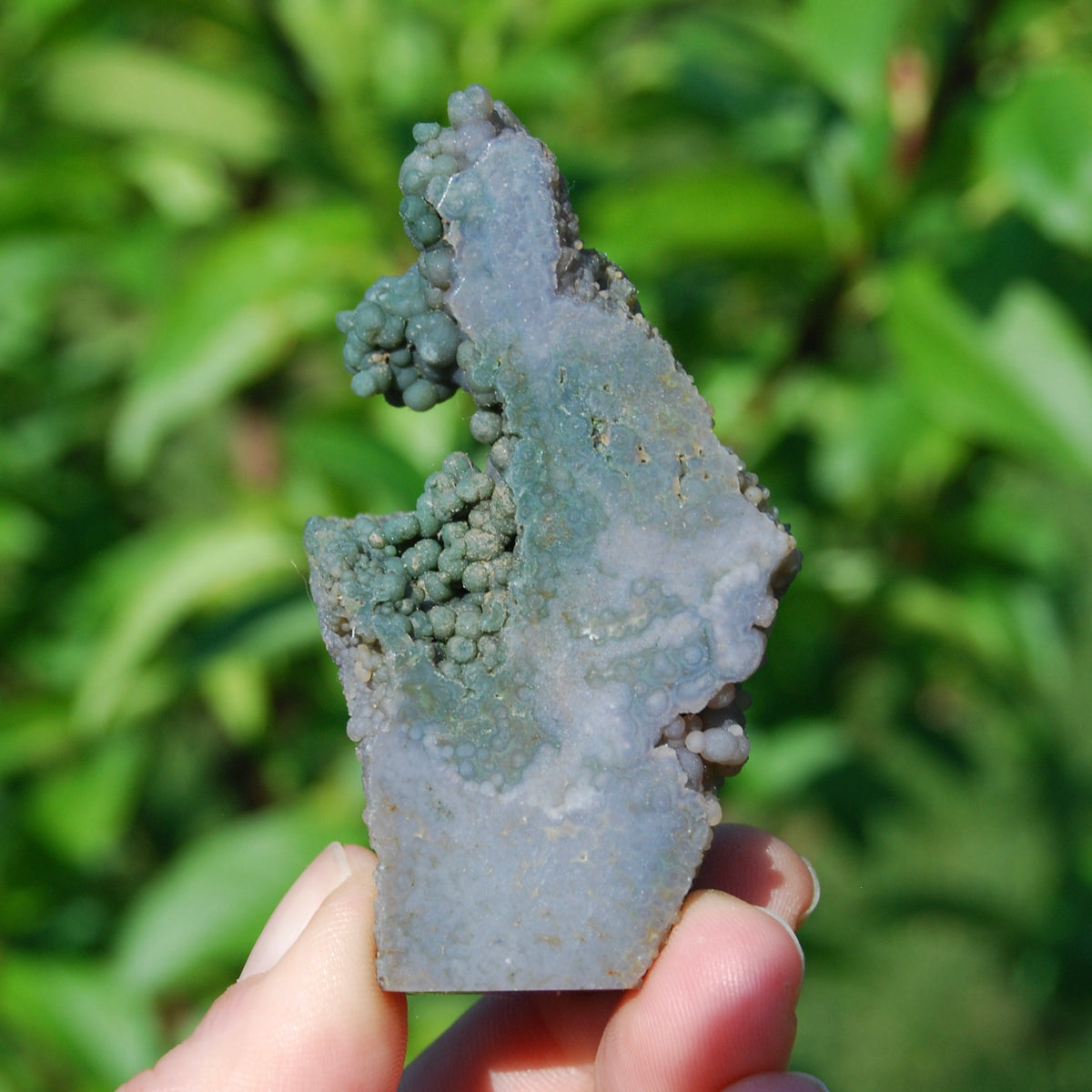 Grape Agate Crystal Tower, Sparkling Botryoidal Chalcedony
