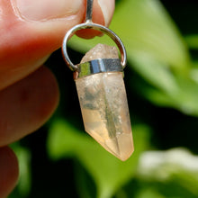 Load image into Gallery viewer, Fire Lemurian Seed Quartz Crystal Starbrary Pendant for Necklace
