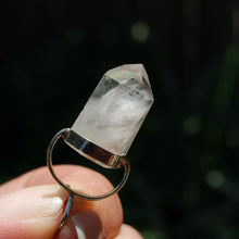 Load image into Gallery viewer, Blue Amphibole Quartz Crystal Sterling Silver Pendant 
