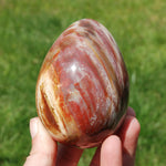 Red Petrified Wood Egg, Madagascar
