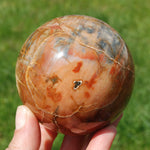 Petrified Wood Crystal Sphere