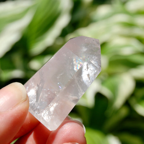 Pink Lithium Quartz Crystal Tower