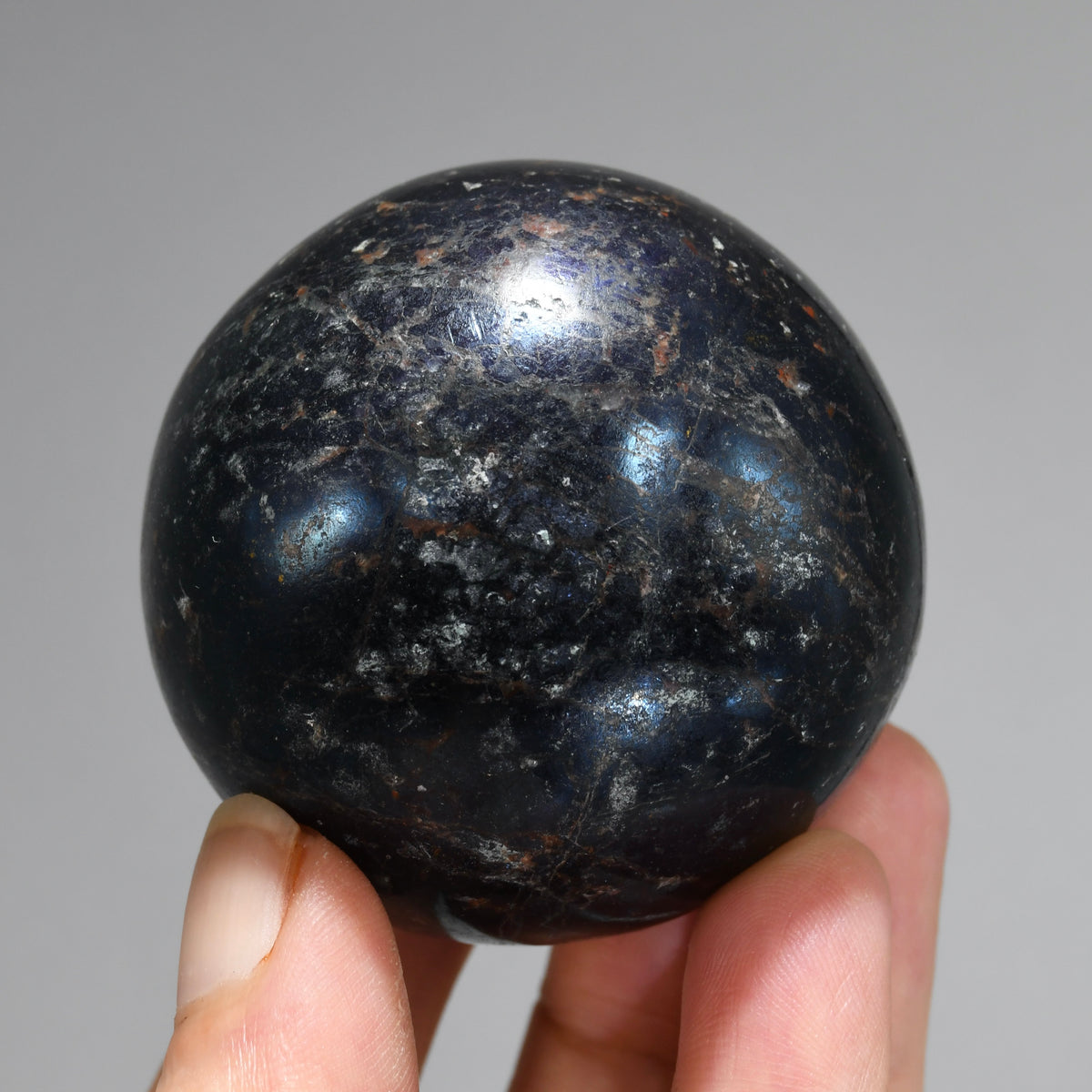 Covellite Crystal Sphere