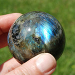 Flashy Labradorite Crystal Sphere