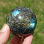 Flashy Rainbow Labradorite Crystal Sphere