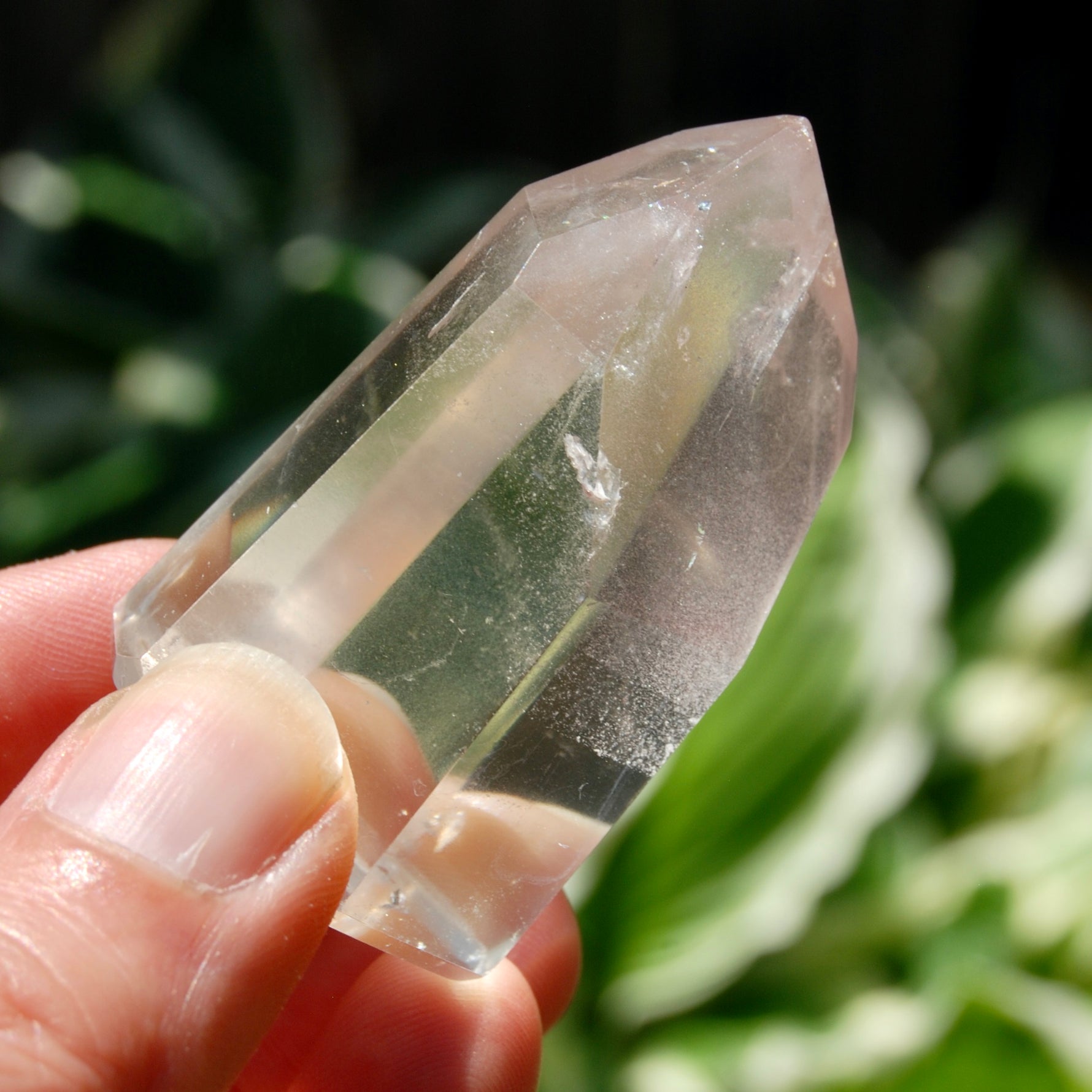Pink Lithium Quartz Crystal Tower
