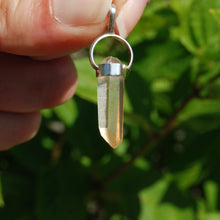 Load image into Gallery viewer, Cosmic Fire Lemurian Seed Quartz Crystal Starbrary Pendant for Necklace
