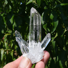 Load image into Gallery viewer, Cosmic Isis Face Lemurian Silver Quartz Crystal Starbrary Cluster Record Keepers
