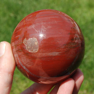 Colorful Petrified Wood Crystal Sphere