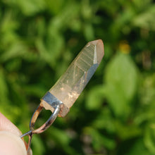 Load image into Gallery viewer, Fire Lemurian Seed Quartz Crystal Pendant
