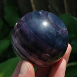 Silky Fluorite Crystal Sphere