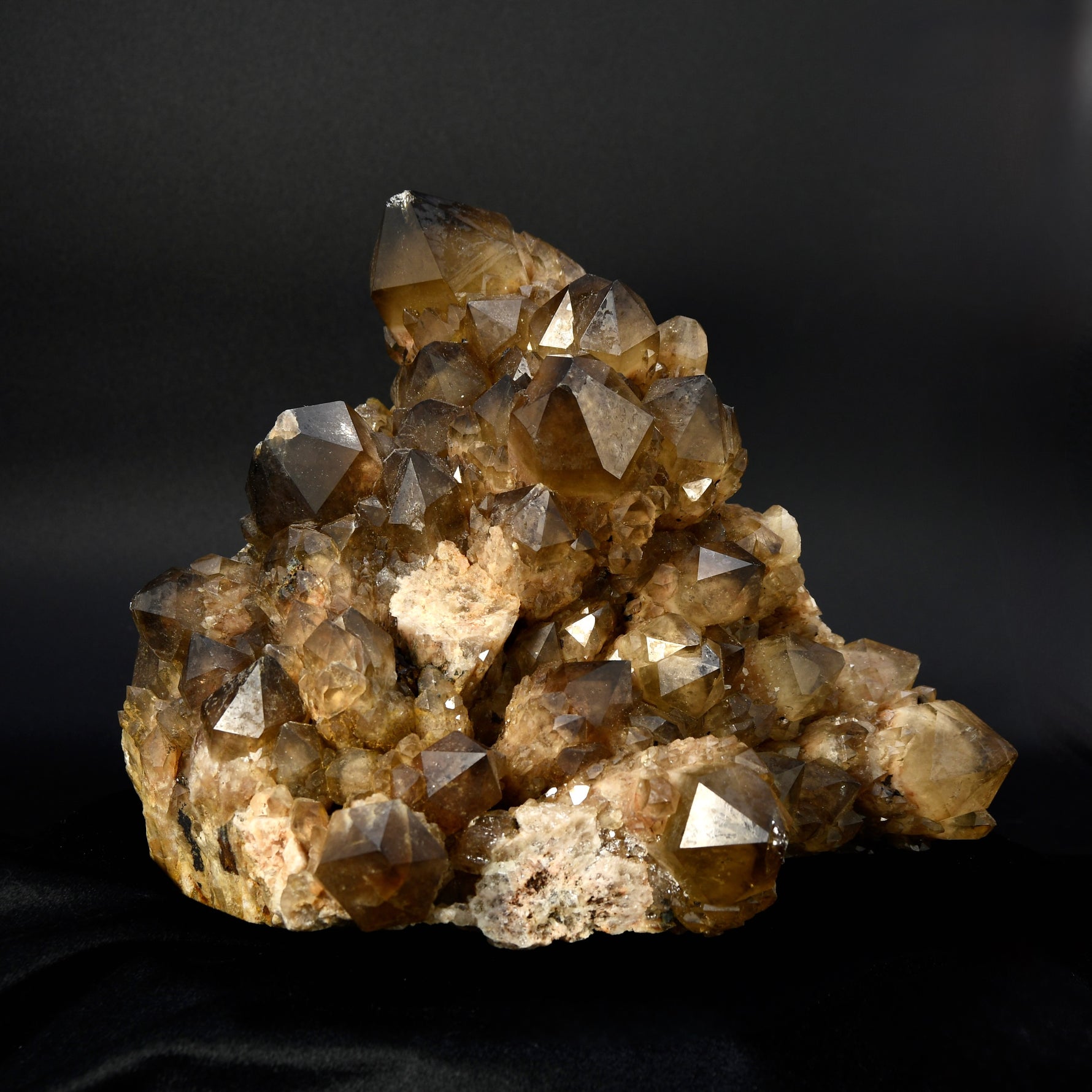 Large Kundalini Citrine crystal cluster Congo natural 11.2 lb raw quartz specimen