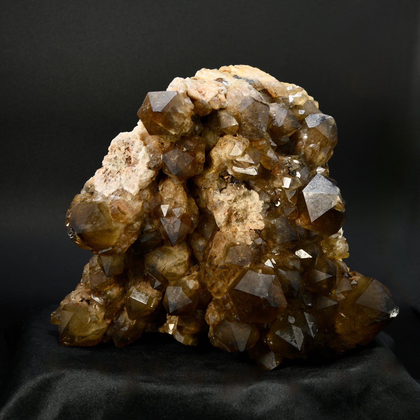 Large Kundalini Citrine crystal cluster Congo natural 11.2 lb raw quartz specimen