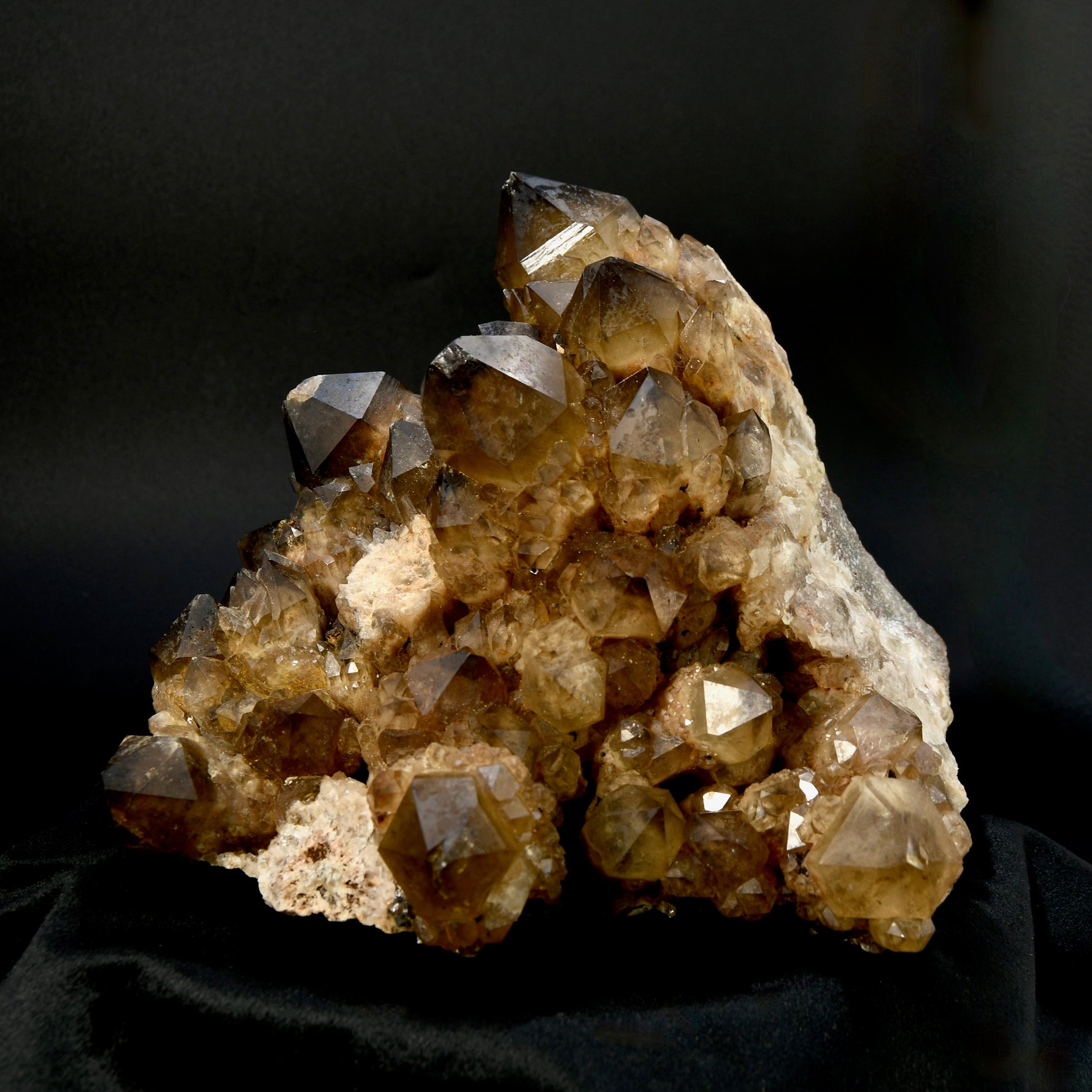 Large Kundalini Citrine crystal cluster Congo natural 11.2 lb raw quartz specimen