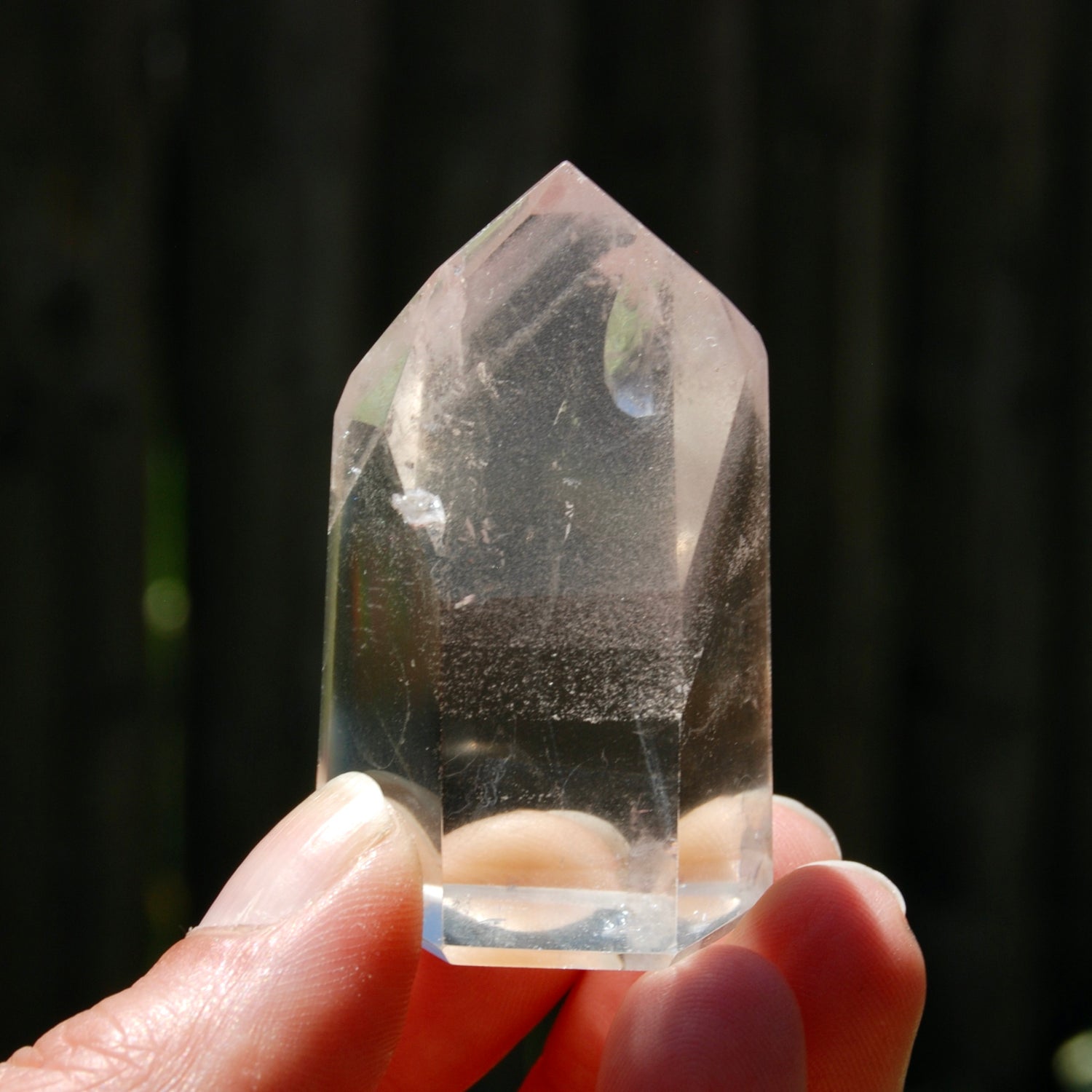 Pink Lithium Quartz Crystal Tower