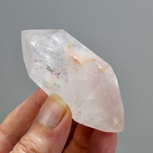 Pink Lithium Golden Healer Quartz Crystal
