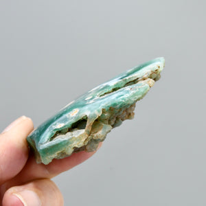 Mtorolite Chrome Chalcedony Crystal Slice