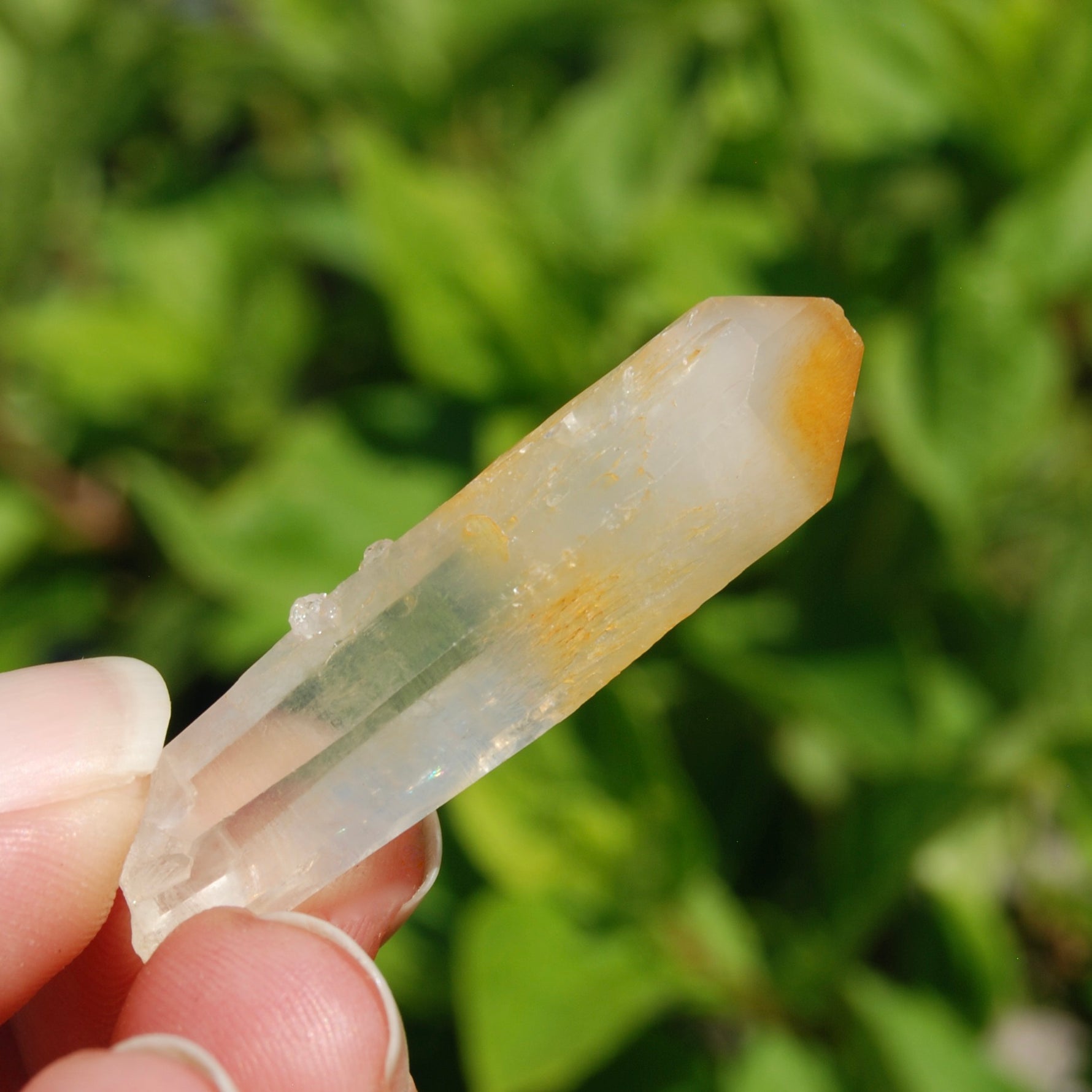 Mango Quartz Crystal, Halloysite Quartz, Colombia
