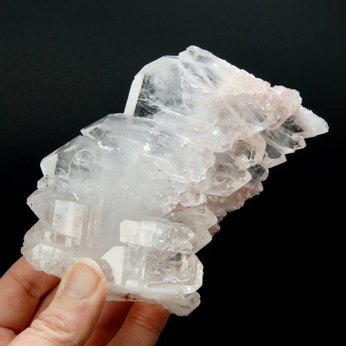 RARE XL Pink Faden Quartz Crystal Cluster, Santander, Colombia