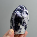 Gem Lepidolite Crystal Freeform Tower, Silver Leaf Lepidolite Crystals