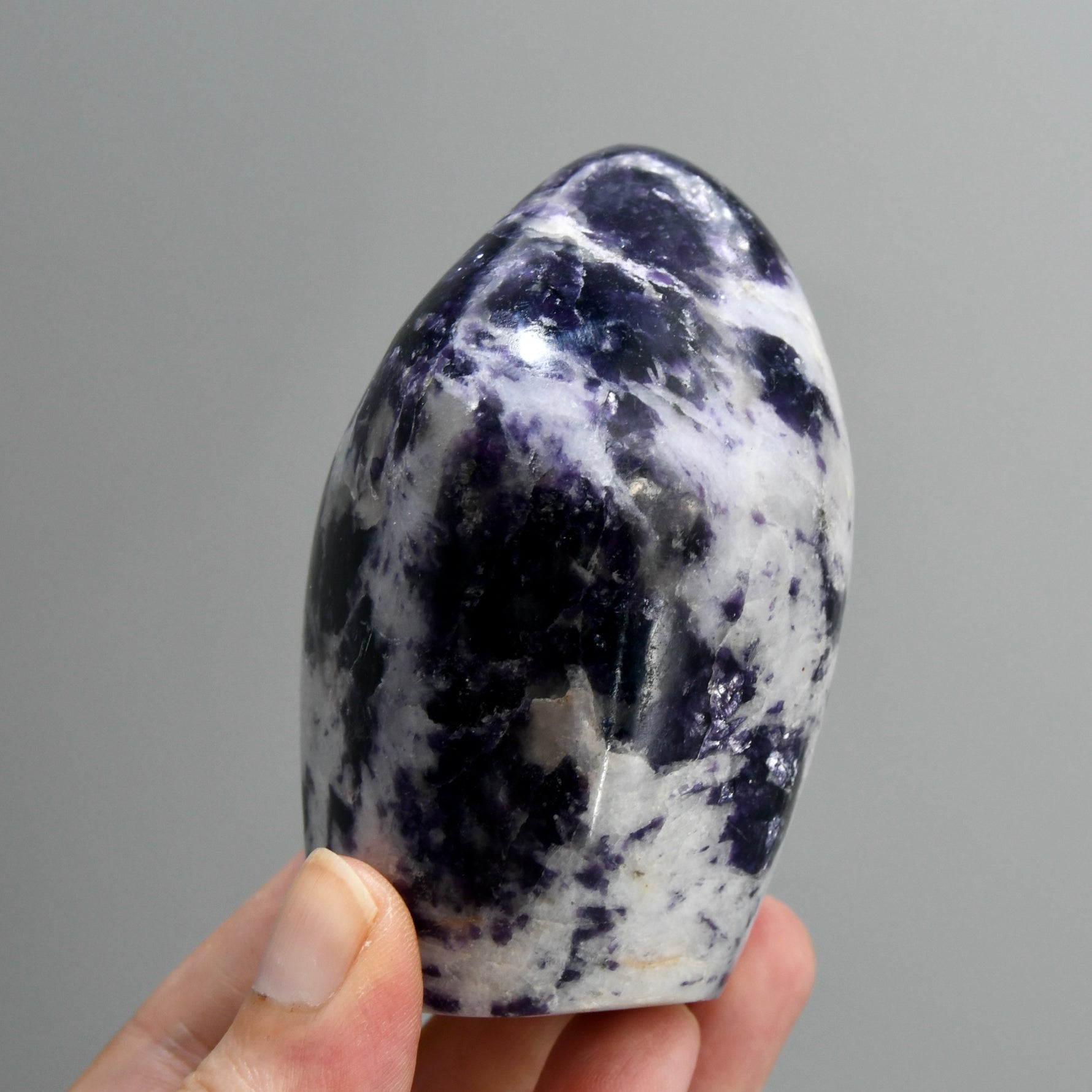 Gem Lepidolite Crystal Freeform Tower, Silver Leaf Lepidolite Crystals