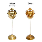 Ex Voto Sacred Heart Locket on Stand