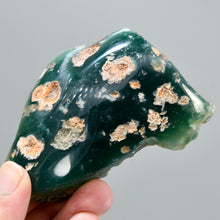 Load image into Gallery viewer, Mtorolite Chrome Chalcedony Crystal Slice
