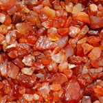 Carnelian Agate Crystal Tumbled Stones, Extra Small