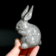 Load image into Gallery viewer, Grey Jade Rabbit Crystal Carving
