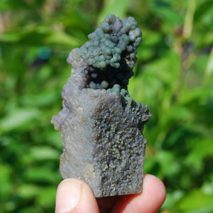 Grape Agate Crystal Tower, Sparkling Botryoidal Chalcedony