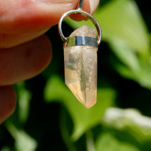 Load image into Gallery viewer, Fire Lemurian Seed Quartz Crystal Starbrary Pendant for Necklace
