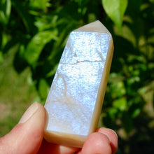 Load image into Gallery viewer, Flashy Rainbow Moonstone Sunstone Crystal Tower
