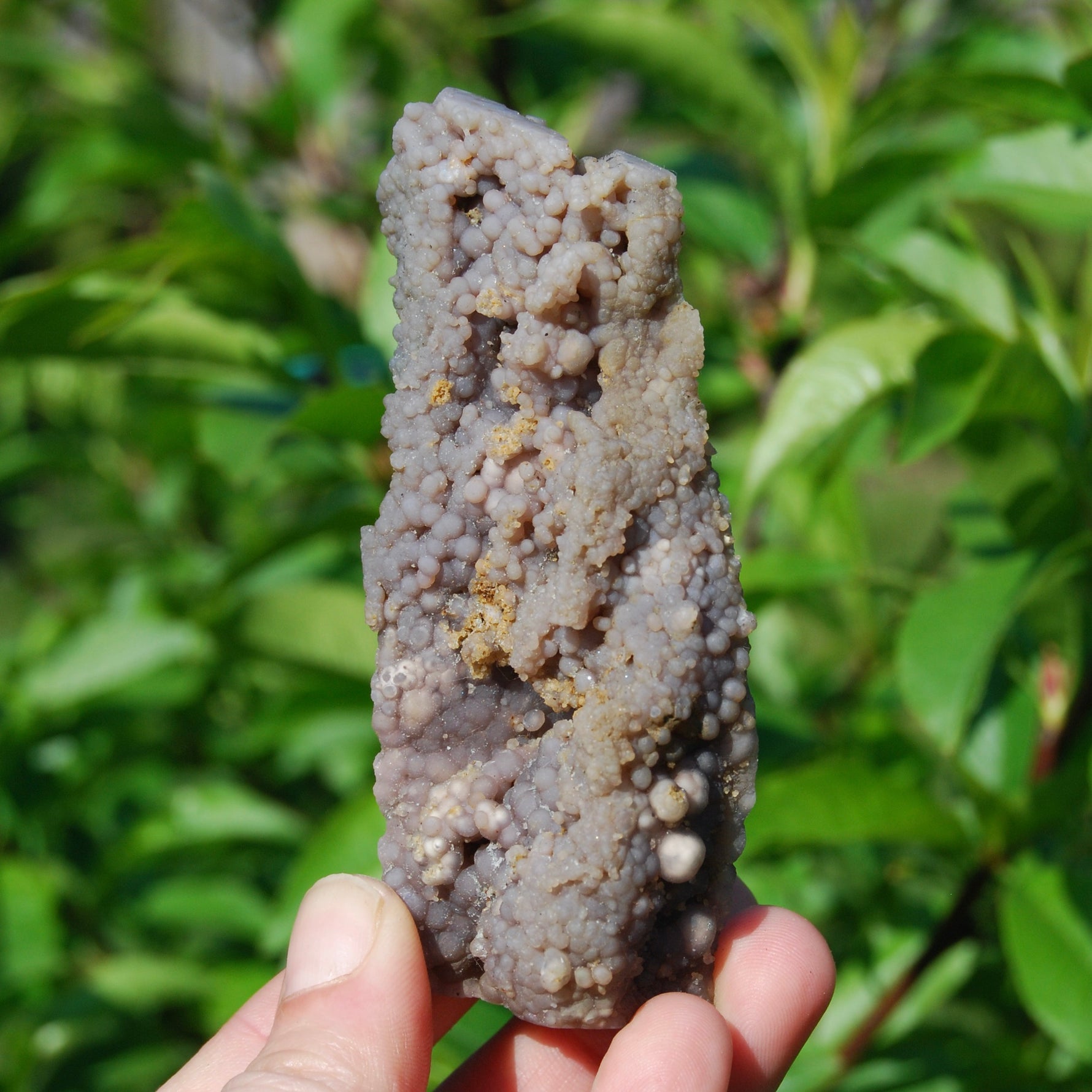 Grape Agate Crystal Tower, Botryoidal Chalcedony Tower