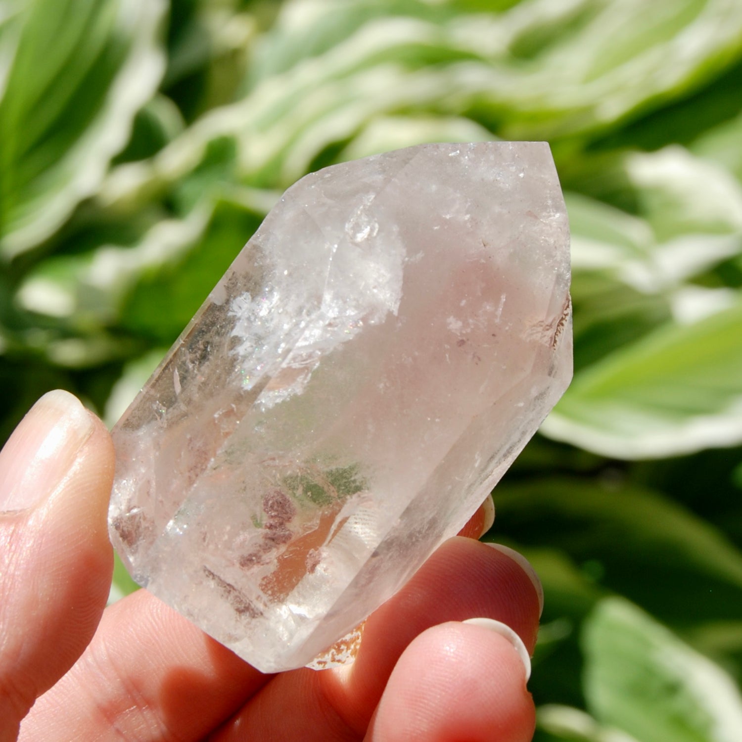 Pink Lithium Quartz Crystal Tower