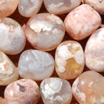 Sakura Flower Agate Crystal Tumbled Stones