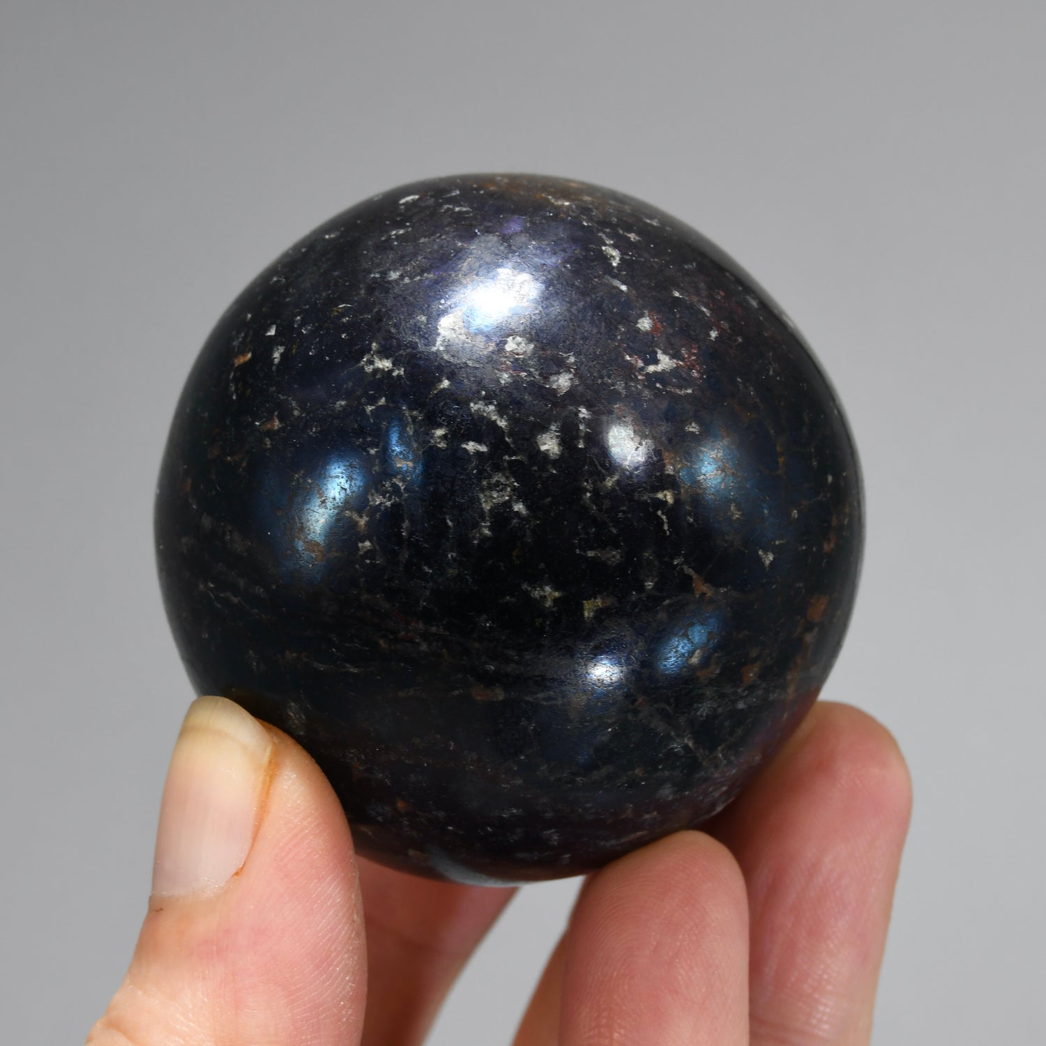 Covellite Crystal Sphere