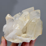 Isis Face Golden Healer Lemurian Crystal Cluster 4.5in 1.4lb for sale