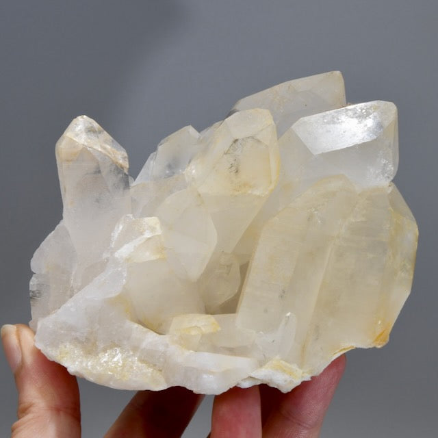 Isis Face Golden Healer Lemurian Crystal Cluster 4.5in 1.4lb for sale
