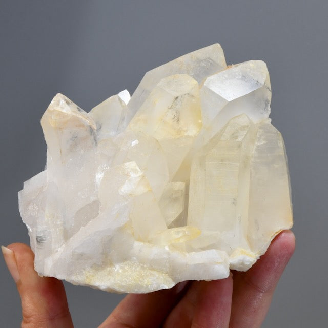 Isis Face Golden Healer Lemurian Crystal Cluster 4.5in 1.4lb for sale