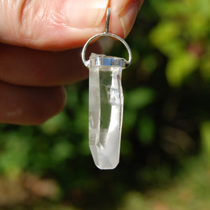 Cosmic Lemurian Seed Quartz Crystal Starbrary Laser Pendant for Necklace