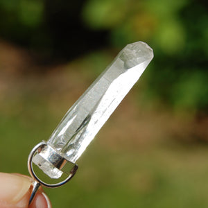 Lemurian Seed Quartz Crystal Starbrary Laser Pendant